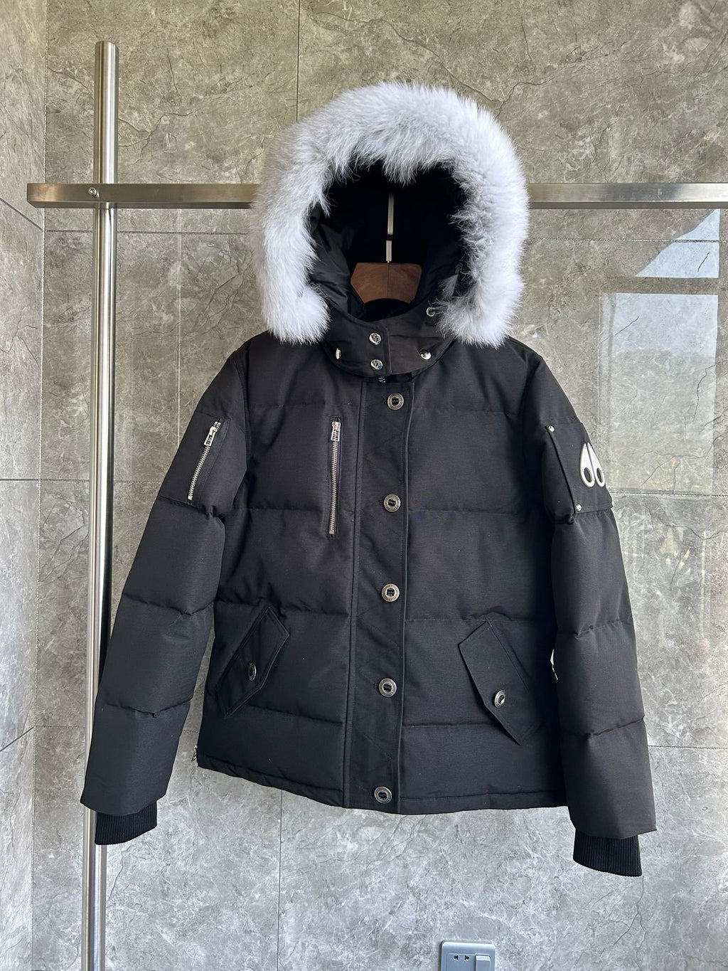 Fur-Hood Puffer Jacket
