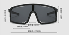 Oversized Shield Sports Sunglasses
