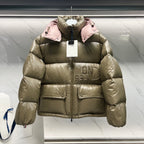 Olive Puffer Jacket