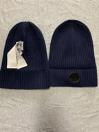 Ribbed Beanie with Lens Detail