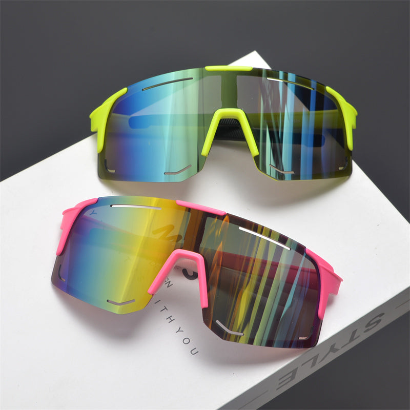 Oversized Shield Sports Sunglasses