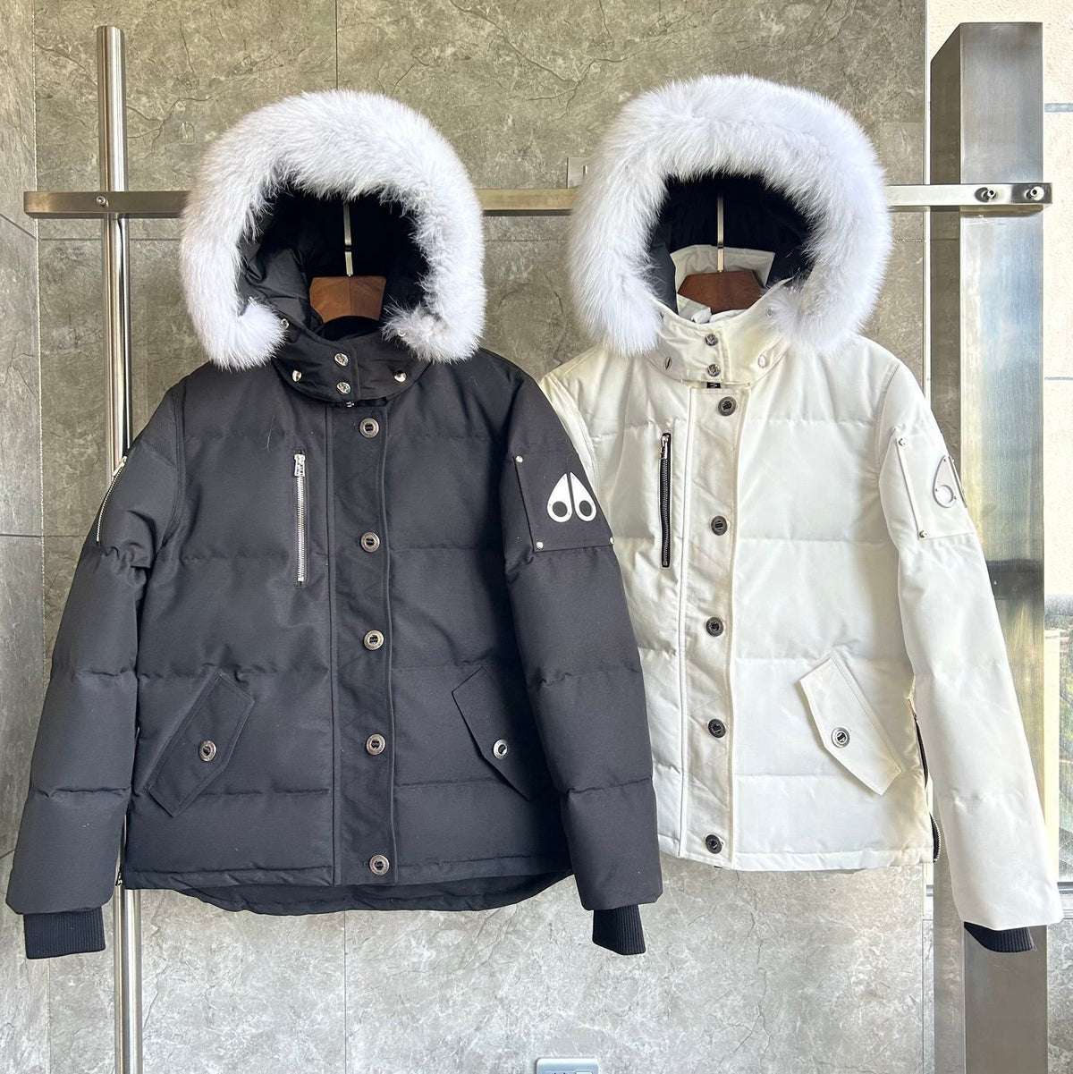 Fur-Hood Puffer Jacket