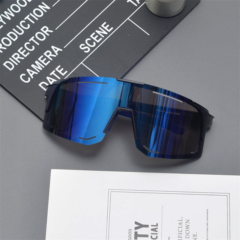 Oversized Shield Sports Sunglasses
