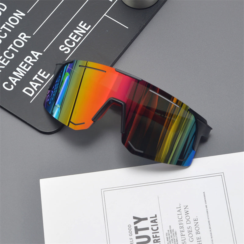 Oversized Shield Sports Sunglasses