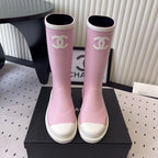 Viral Rubber Boots Pink
