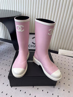 Viral Rubber Boots Pink