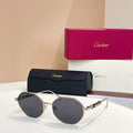 Geometric Metal Sunglasses