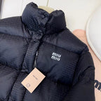 Shiny Black Puffer Jacket