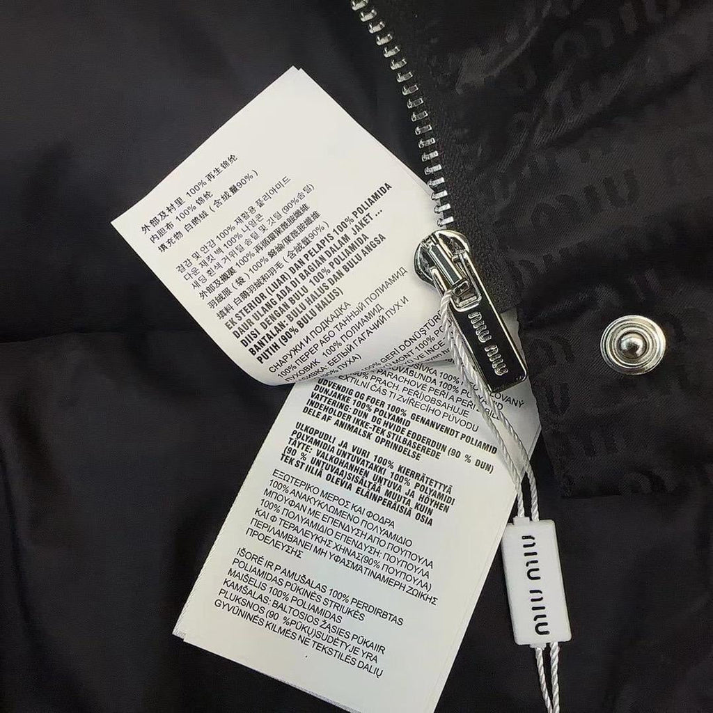 Shiny Black Puffer Jacket