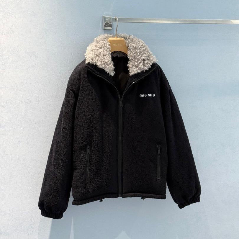 Cropped Fleece Jacket