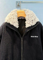 Cropped Fleece Jacket