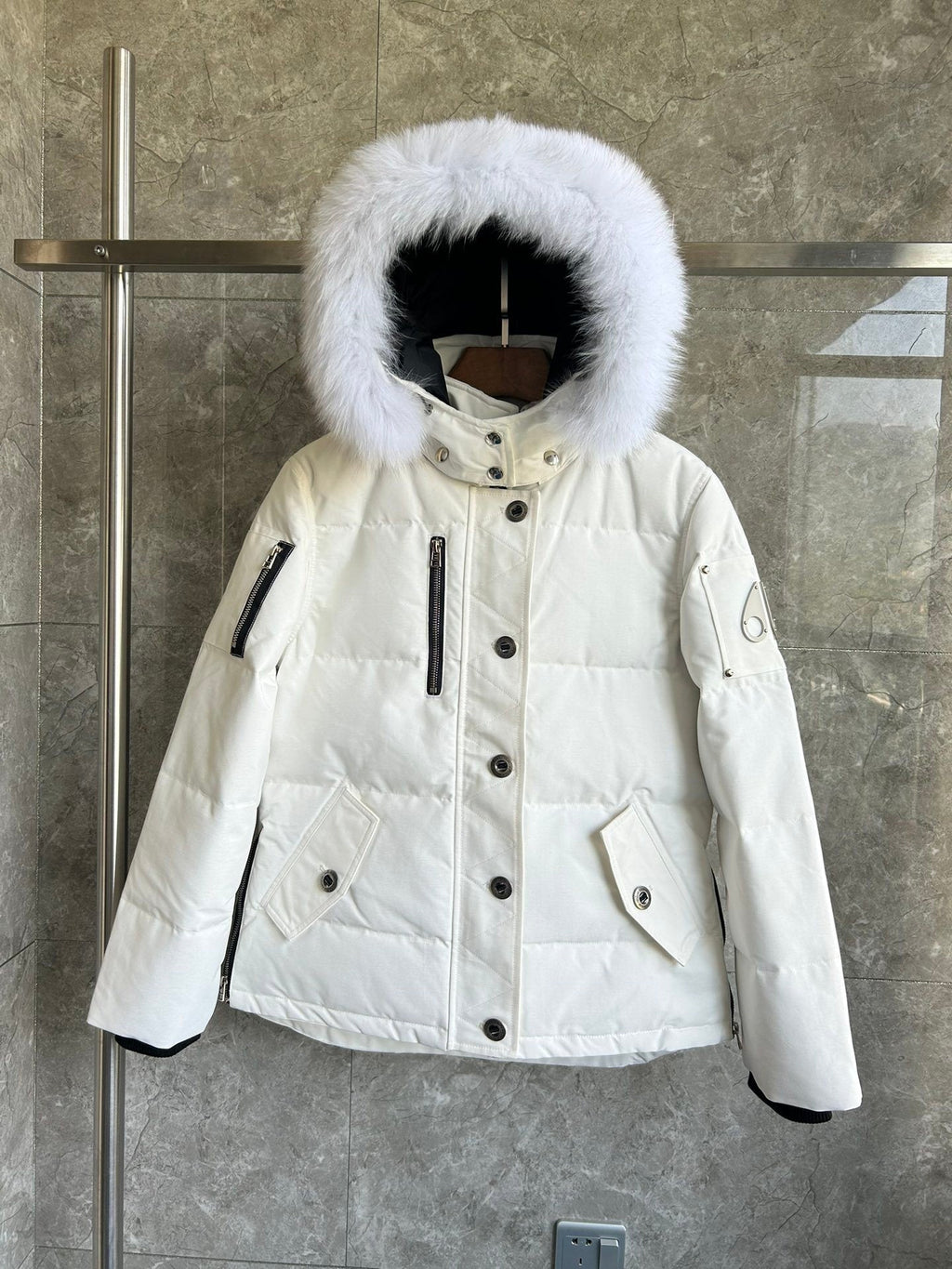 Fur-Hood Puffer Jacket
