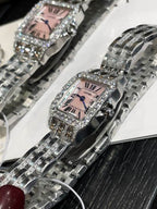 Luxury Square Diamond Watch