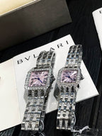 Luxury Square Diamond Watch