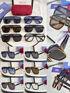 Classic Square Acetate Sunglasses