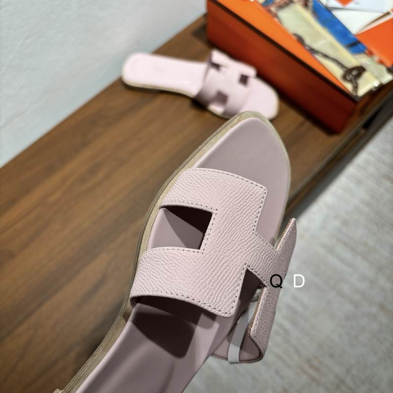Leather Flat Sandals