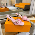 Rose Kitten Heels