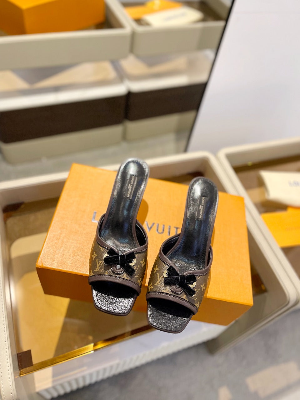 Kitten Heeled Sandals
