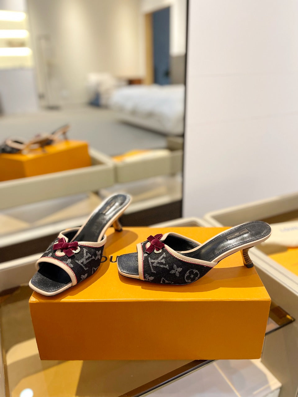 Kitten Heeled Sandals