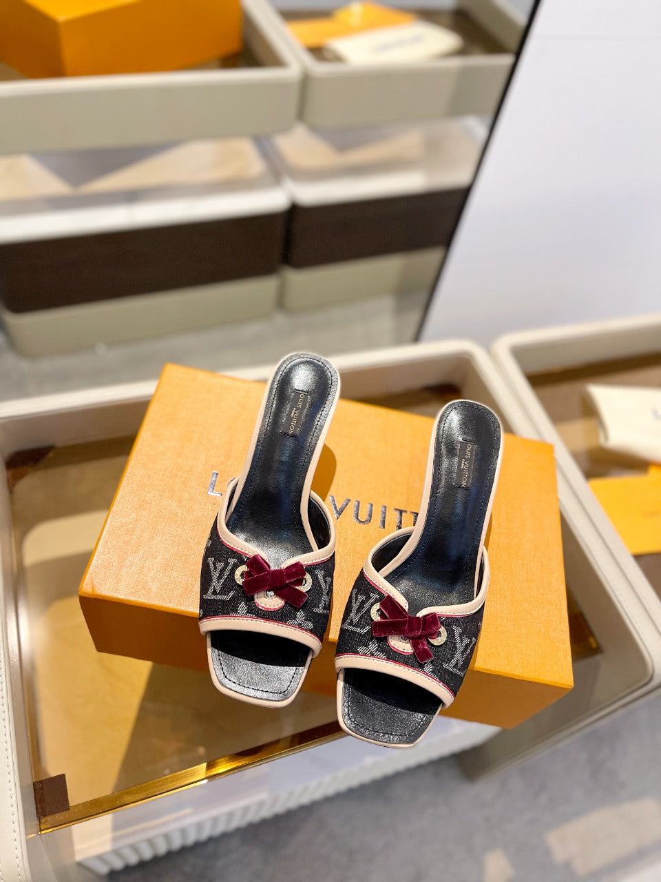 Kitten Heeled Sandals