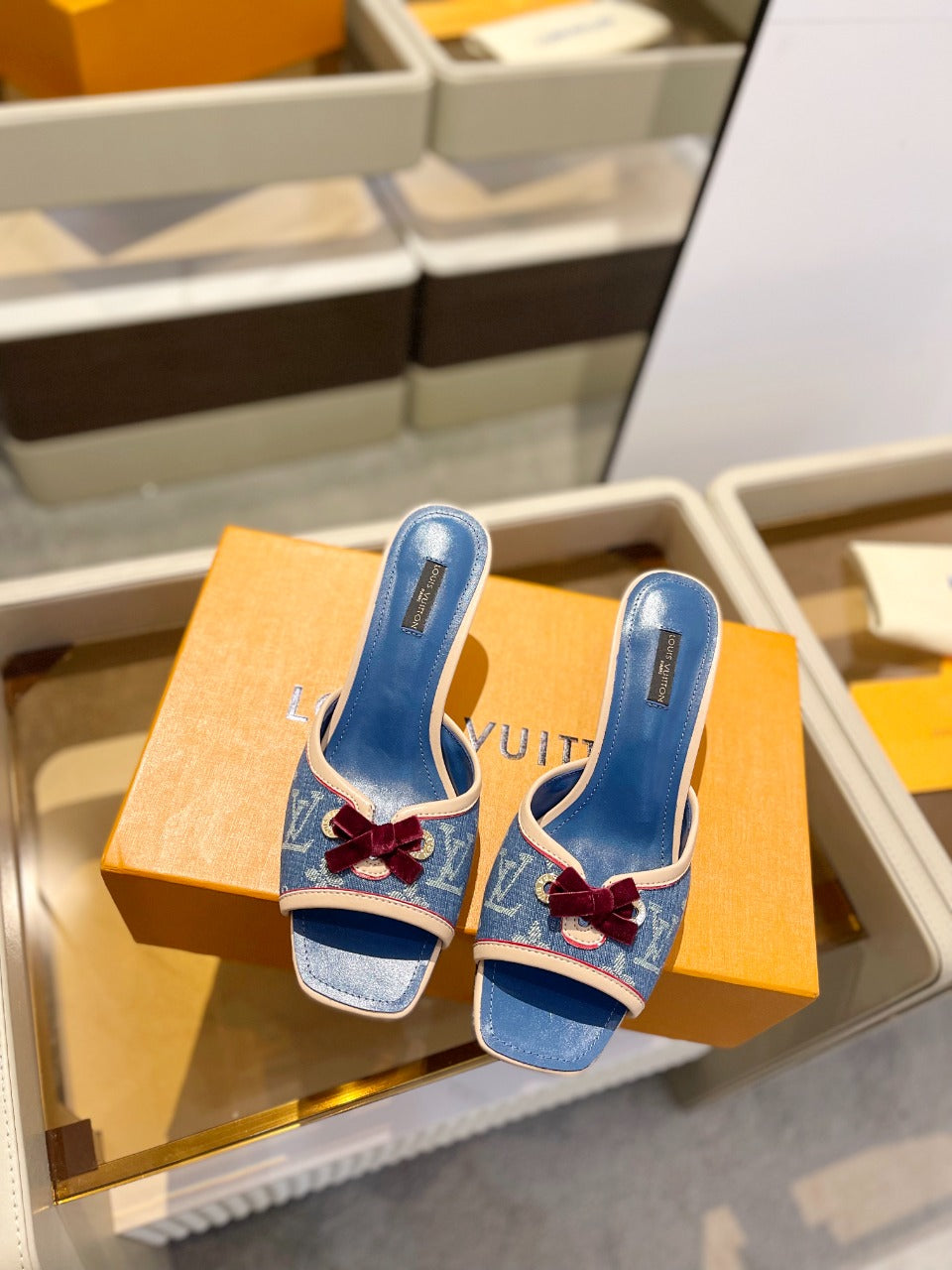 Kitten Heeled Sandals