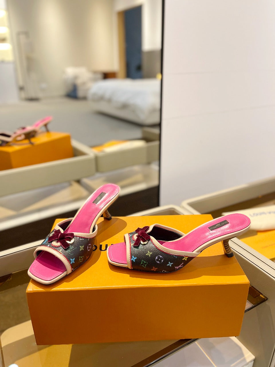 Kitten Heeled Sandals