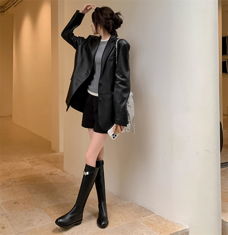 High-Knee Riding Boots