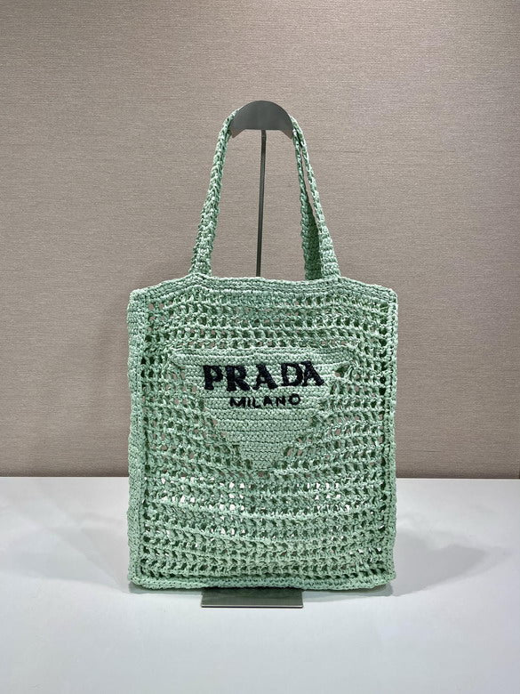 Green Woven Bag