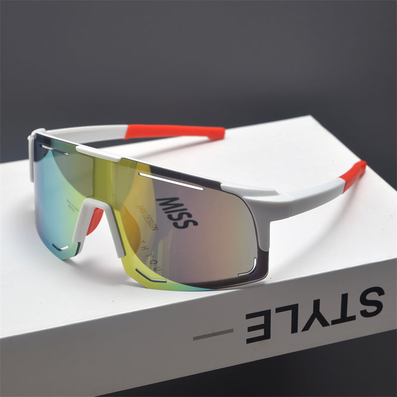 Oversized Shield Sports Sunglasses