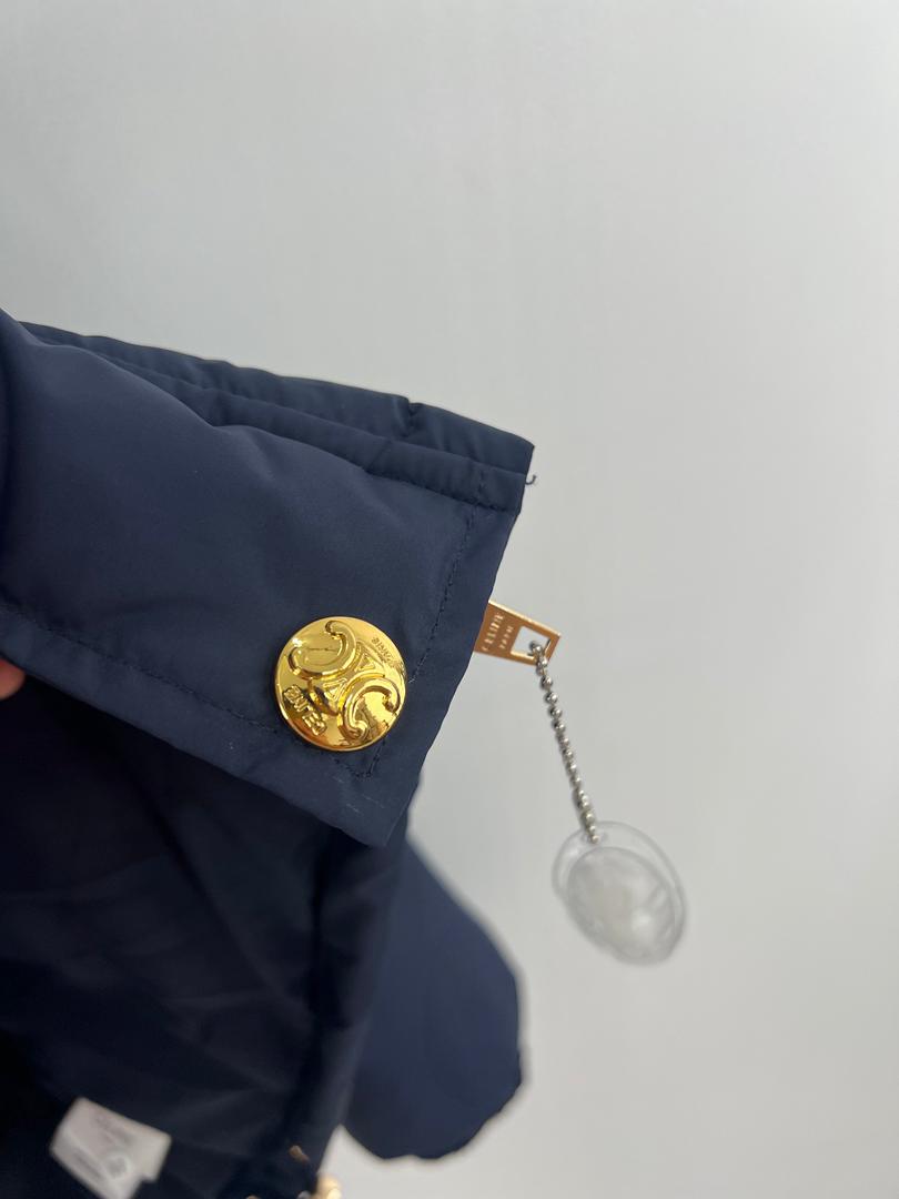 Navy Cel Puffer Jacket