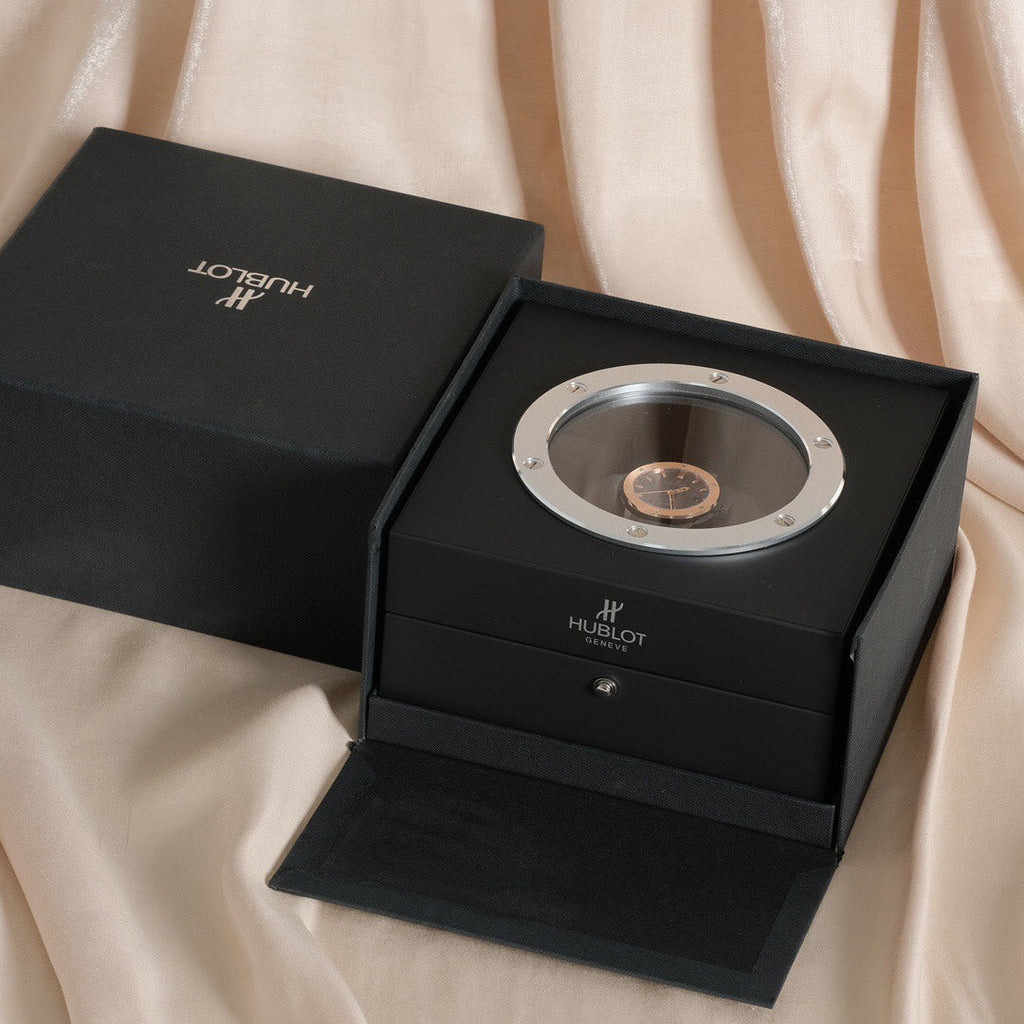 Black Carbon Dial Rose Gold Watch 42 mm