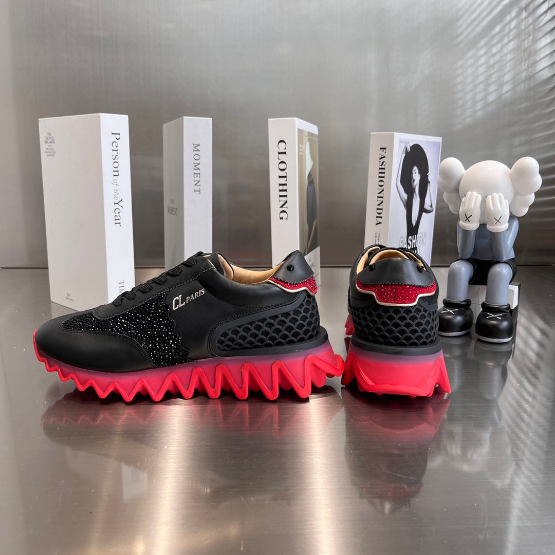 Black Shark Sole Sneakers