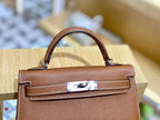 Palm Print Gold Brown 19