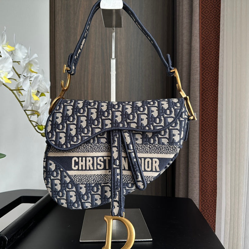 Denim Saddle Bag