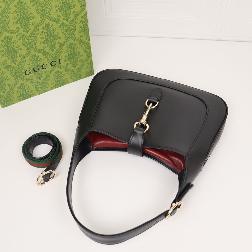 Small Shoulder Bag Black Leather