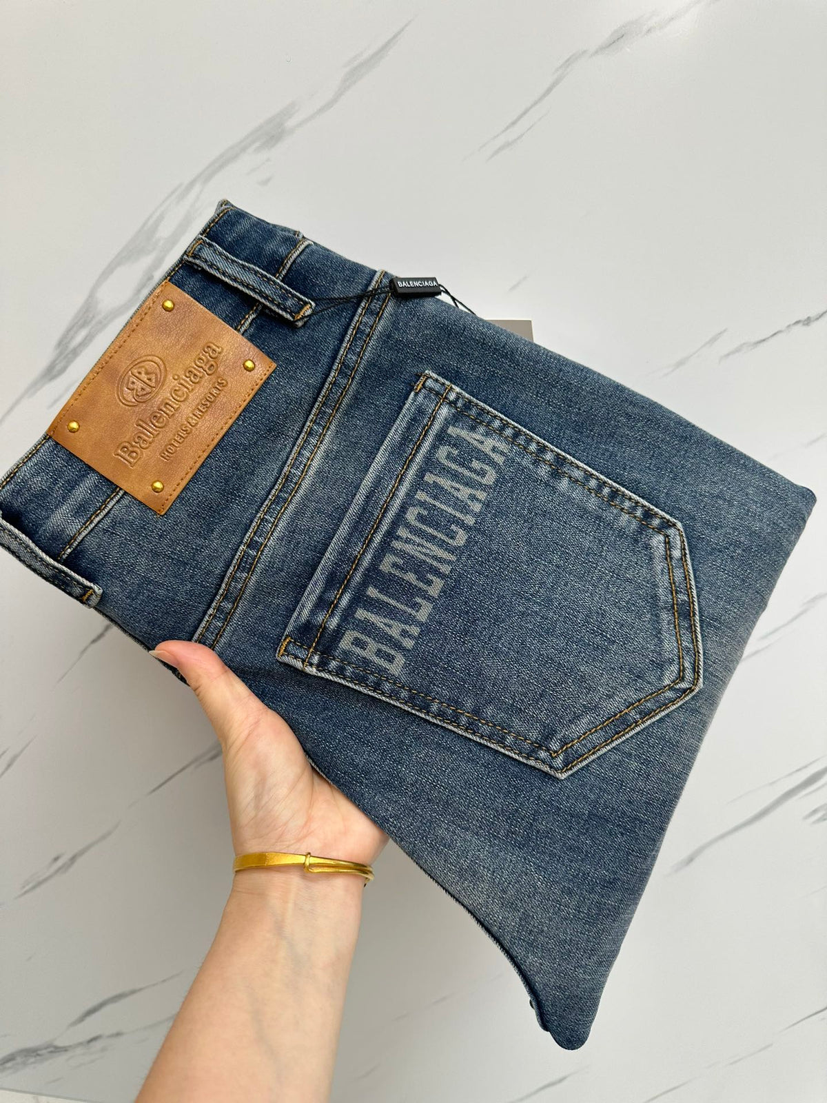 Men’s Designer Washed Denim Jeans