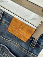 Men’s Designer Washed Denim Jeans