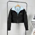 Short Black Down Jacket