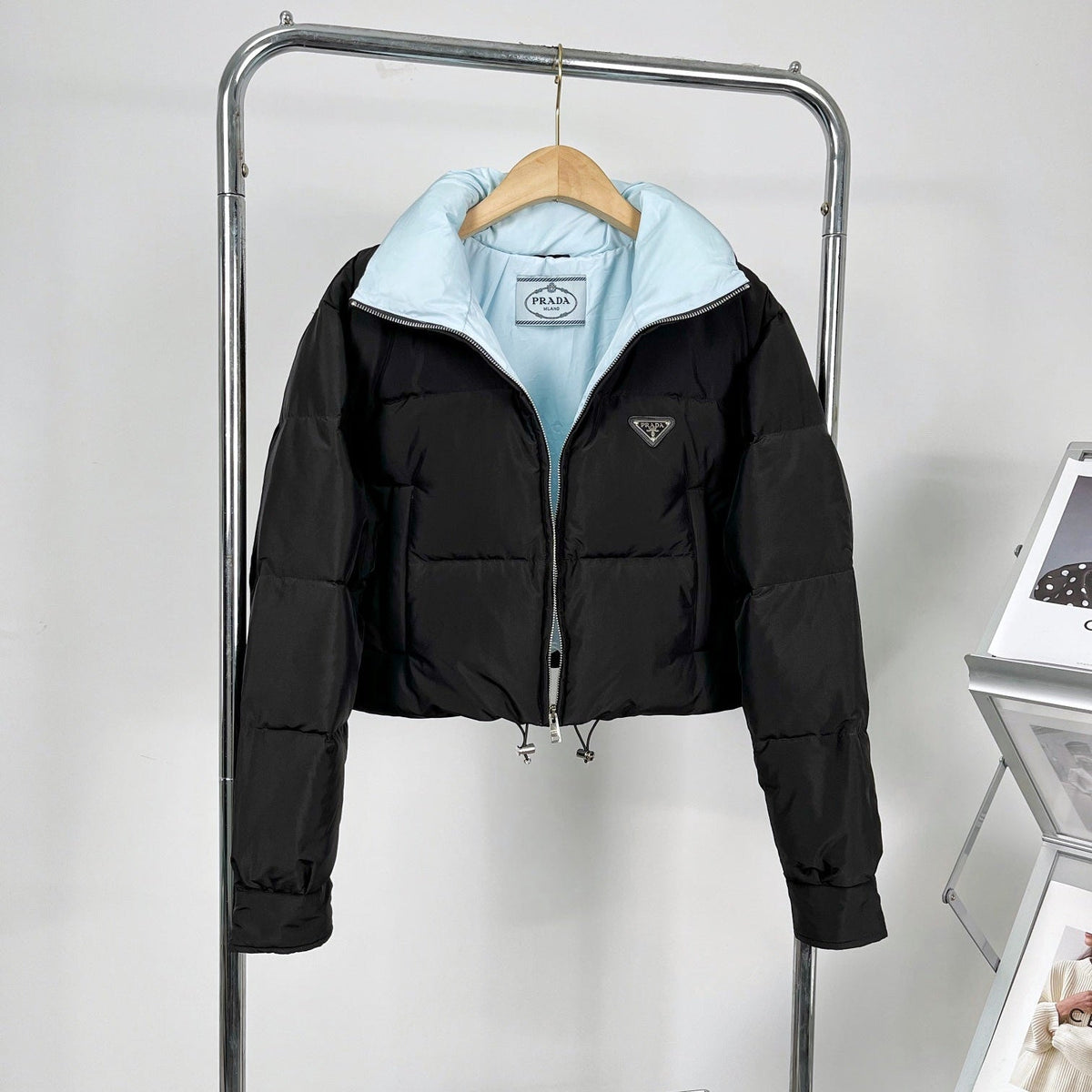 Short Black Down Jacket