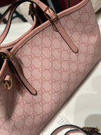 Emblem Small Tote Bag Light Pink