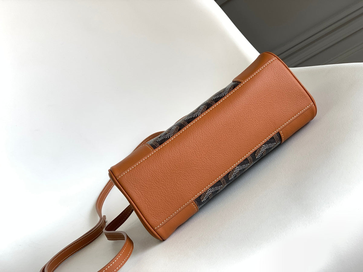 Classic Pattern Top Handle Bag