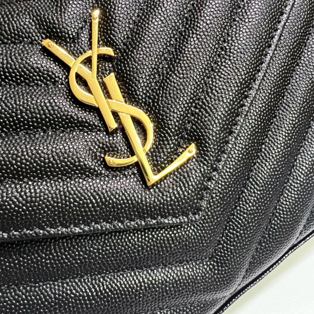 Quilted Leather Wallet on Chain