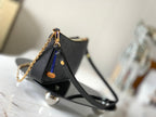 Embossed Leather Shoulder Bag