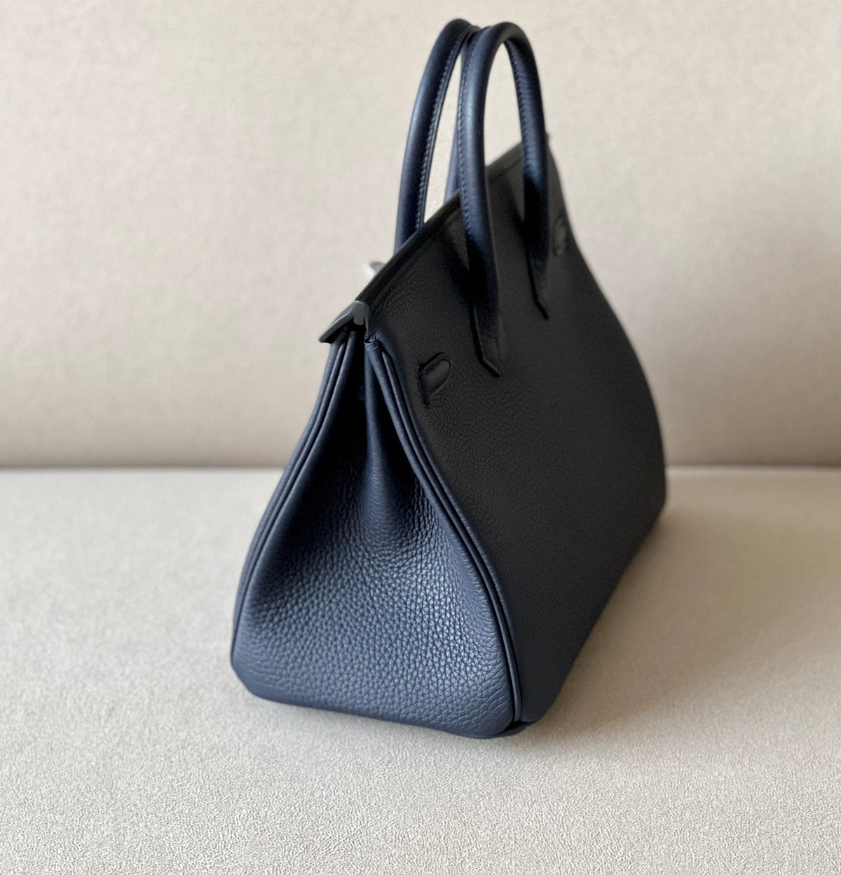 Structured Leather Handbag
